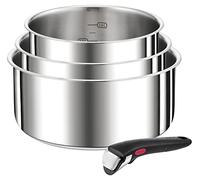 (TG. Grande) Tefal Ingenio Preference L898S4 - Set di 4 casseruole, impilabili,