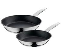 (TG. Grande) WMF Permadur Advance - Set di 2 padelle da 28 + 24 cm, in acciaio I