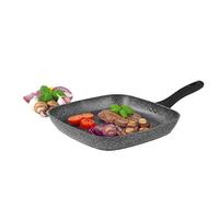 (TG. Griddle Pan (28cm)) Salter, argento BW05752S-Bistecchiera antiaderente forg