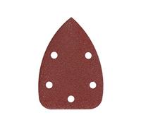 (TG. Grit P60) Mirka Red Delta - Triangoli di carta abrasiva per legno, 100 x 14