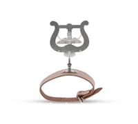 (TG. große Lyra) GEWA Porta spartiti da marcia Flauto - Nichelato - Grande Lira