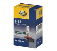 (TG. H11) HELLA 8GH 008 358-251 Lampadina, H11, Heavy Duty Expert, 24V, 70W, Tip