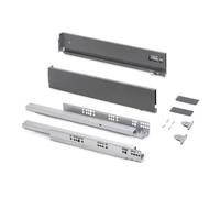 (TG. H93 mm) Emuca - Cassetto esterno Vertex, regolazione 3D guide per cassetti