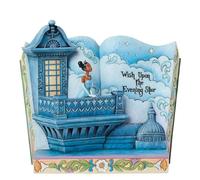 (TG. height 18cm) Disney Traditions Figurina libro della principessa e il ranocc