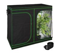 (TG. HLP: 200x240x120 cm) Relaxdays Tenda per Coltivazione Idroponica, Serra per