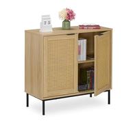 (TG. HLP: 76x80x35 cm) Relaxdays Credenza Ingresso e Salotto, Comò Vintage con