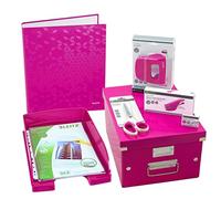 (TG. Home Office Kit) Leitz WOW Home Office Kit, Raccoglitore 4 Anelli, Scatola
