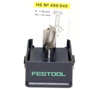 (TG. HS Spi S8 D16/20) Festool, Fresa elicoidale in acciaio rapido HS-Stahl Spi