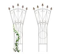 (TG. HxL: 145x54 cm) Relaxdays Set da 2 Supporti per Piante Rampicanti da Giardi