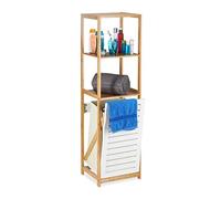 (TG. HxLxP 130 x 37 x 33 cm) Relaxdays 10022210 Scaffale a Colonna per il Bagno