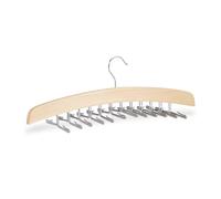 (TG. HxLxP: 14,8 x 43 x 13,3 cm) Relaxdays Gruccia Portacravatte, Loto, Supporti