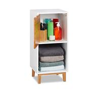 (TG. HxLxP: 71x32x30 cm) Relaxdays Mobiletto con Anta, Libreria per Soggiorno, A
