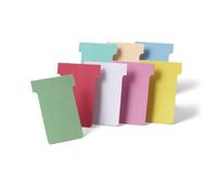 (TG. Index 3) Nobo Schede a T Indice 3, Confezione da 100, Rosa - NUOVO