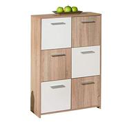 (TG. Inter Link Aliquippa Cassettiera Alta in Truciolare, Decoro Sonoma Rovere,