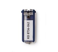 (TG. KEY CLIP) DURABLE 195703 - Key Clip, portachiavi, blu, confezione da 6 pezz