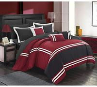 (TG. King) Chic Home CS4931 Set Completo da 10 Pezzi per Letto in Una Borsa a Bl