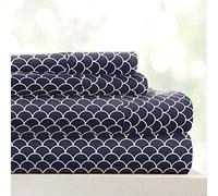 (TG. King) Linen Market Modello LM 4 Pezzi Set di Lenzuola, Microfibra, Capesant