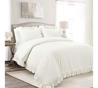 (TG. King) Lush Decor Reyna - Set copripiumino in cotone, 3 pezzi, per letto kin