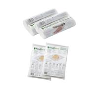 (TG. Kit) FoodSaver Kit 4 Rotoli Termosigillabili 20 cm x 6.7 m + 96 Sacchetti 2