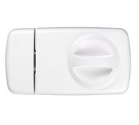 (TG. Kunststoff) Cerrojo sobreponer llave puntos blanco blister - NUOVO
