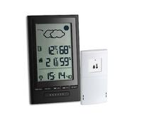 (TG. L 100 x B 34 (70) x H 168 mm) TFA Dostmann, Stazione meteorologica radio Mo