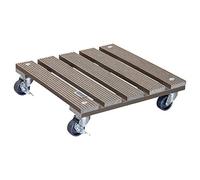 (TG. (L) 29 x (L) 29 x (A) 7,5 cm) WAGNER Carrello per Piante WPC 29 x 29 x 7,5