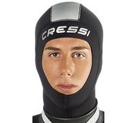 (TG. L-4) Cressi Draget Hood Unisex 3mm - Cappuccio Mute Unisex in Neoprene Nero