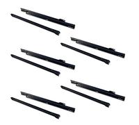 (TG. L 400mm) Emuca 3007814 Guida-Binario con Cuscinetti a Rulli per Cassetto, V