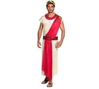 (TG. L (54/56)) Boland-Imperatore Romano Deluxe Costume Adulto, Rosso/Bianco, L