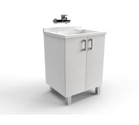 (TG. L.60 x P.50 X H. 86 CM) Mama Store ATENALAV Mobile Lavatoio-Lavapanni Metac