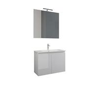 (TG. L. 62 X P. 47 X H. 53 CM) Mama Store ATENA2 60, Mobile 2 ante 60 cm, Bianco