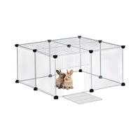 (TG. L 75 x P 75 x H 37 cm) Relaxdays Recinto per Conigli, Porcellini d’India,
