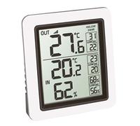 (TG. L 77 x B 22 x H 86 mm) TFA Dostmann Info 30.3065.02 - Termometro radio con