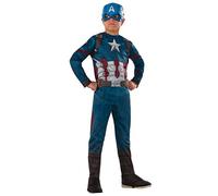 (TG. L (8 - 10 anni)) Rubies - Costume Classico da Capitan America in Civil War,