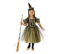 (TG. L (8-10 anni)) Rubies Costume da Strega Piccole Stelle per bambina, Abito c