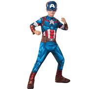 (TG. L 9 -10 anni (152 cm)) Rubie's Costume Capitan America Costume da Capitan,