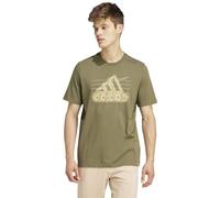 (TG. L) adidas Uomo Growth Badge Graphic Tee, Olive Strata, L - NUOVO
