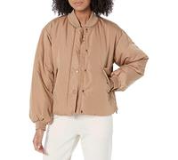 (TG. L) Amazon Essentials Bomber Corto Imbottito in Poliestere Riciclato dalla v