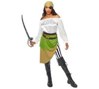 (TG. L) amscan - Set di Costumi da Donna per Compagni di Merce da Pirata Taglia