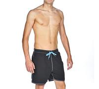 (TG. L) Arena M Fundamentals Solid Boxer, Uomo, Nero (Black/White), L - NUOVO