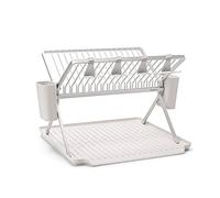 (TG. L) Brabantia 139444 Scolapiatti Pieghevole, Light Grey, L - NUOVO