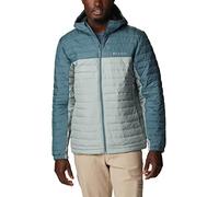 (TG. L) Columbia Silver Falls Hooded Jacket, Piumino Con Cappuccio, Uomo, Niagar