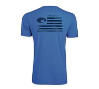 (TG. L) Costa del Mar Pride - Maglietta da Uomo, Royal Heather, L - NUOVO