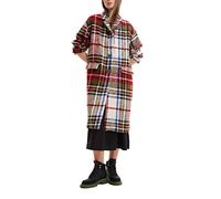 (TG. L) Desigual ABRIG_Camila, 4007 London Green Cappotto, Donna - NUOVO