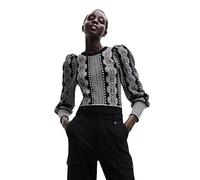 (TG. L) Desigual Black JERS_Kafka 2000 Maglione, Donna - NUOVO