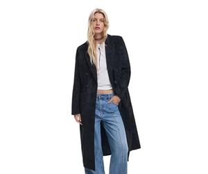 (TG. L) Desigual COAT_PATCH_BLACK, 2000 BLACK, L - NUOVO