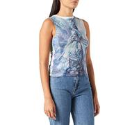 (TG. L) Desigual TS_Marie Antoinette T-Shirt, White, L da Donna - NUOVO