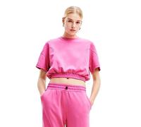 (TG. L) Desigual TS_Rosa T-Shirt, Colore: Rosso, L Donna - NUOVO