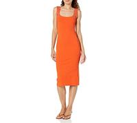(TG. L) Desigual Vest_Logo 7029 Dress, Colore: Arancione, L Donna - NUOVO