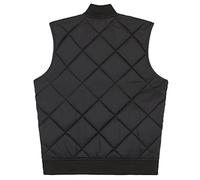 (TG. L) Dickies Uomo, Gilet trapuntato Diamond, Nero, L - NUOVO